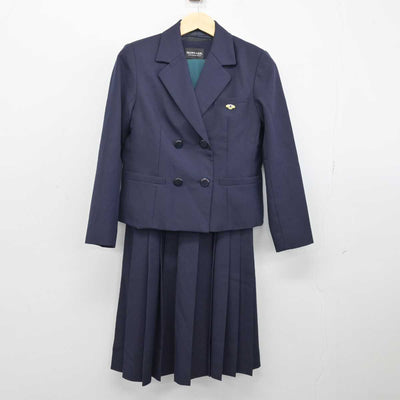 【中古】熊本県 済々黌高等学校 女子制服 4点 (ブレザー・ニット・ジャンパースカート) sf048075