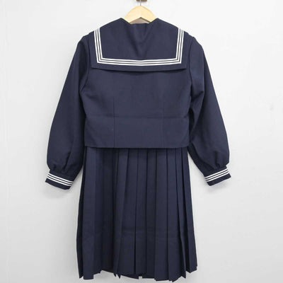 【中古】埼玉県 菖蒲中学校 女子制服 3点 (セーラー服・ジャンパースカート・その他アイテム) sf048078