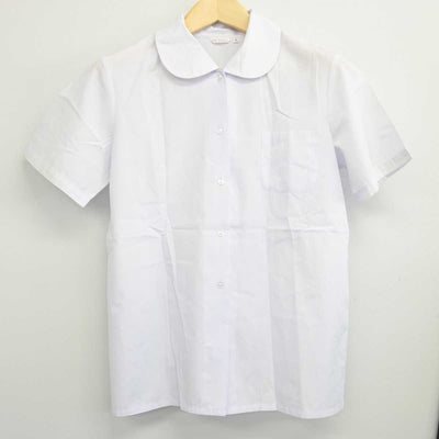 【中古】岡山県 富山中学校 女子制服 3点 (ニットベスト・シャツ・スカート) sf048099