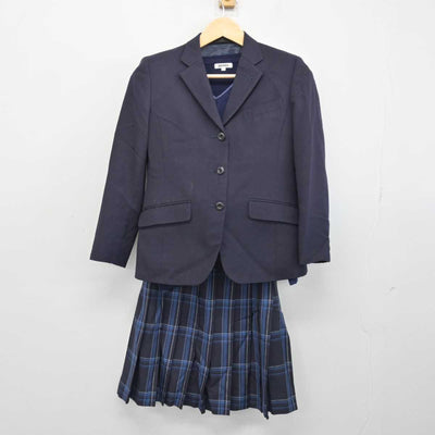 【中古】東京都 東京家政大学附属女子中学校 女子制服 3点 (ブレザー・ニット・スカート) sf048100