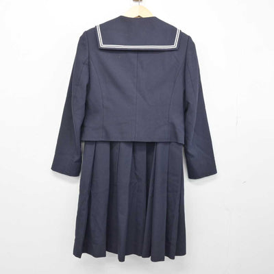 【中古】佐賀県 唐津東中学校 女子制服 3点 (セーラー服・ジャンパースカート) sf048112