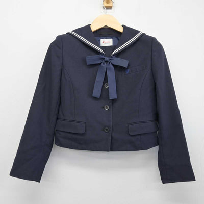 【中古】佐賀県 唐津東中学校 女子制服 3点 (セーラー服・ジャンパースカート) sf048112