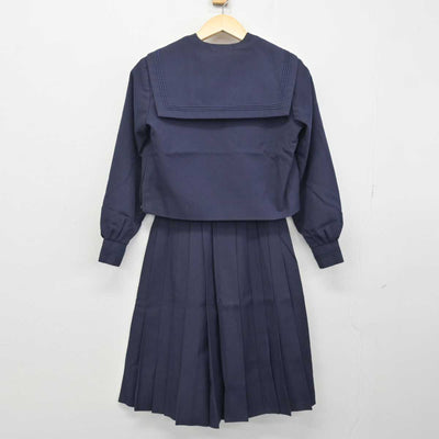 【中古】大阪府 十三中学校 女子制服 3点 (セーラー服・スカート) sf048118