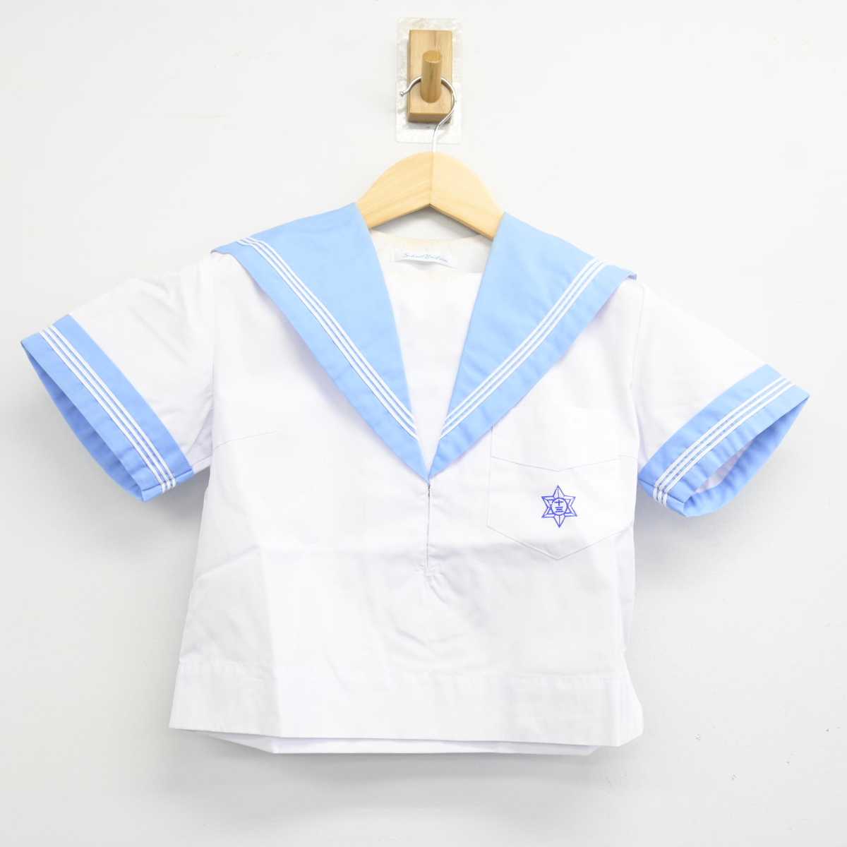 【中古】大阪府 十三中学校 女子制服 2点 (セーラー服) sf048120