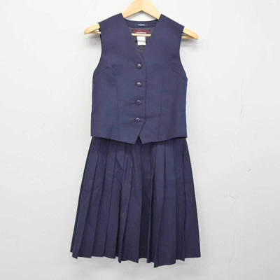 【中古】千葉県 八千代高等学校 女子制服 3点 (ブレザー・ベスト・スカート) sf048129