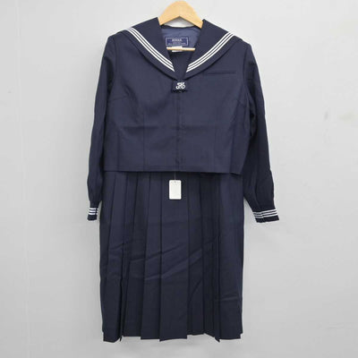 【中古】埼玉県 菖蒲中学校 女子制服 3点 (セーラー服・その他アイテム・ジャンパースカート) sf048134