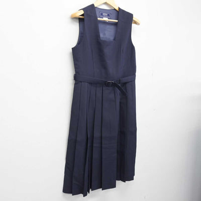 【中古】埼玉県 菖蒲中学校 女子制服 1点 (ジャンパースカート) sf048138