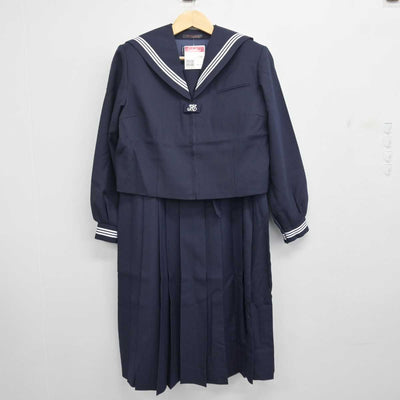 【中古】埼玉県 菖蒲中学校 女子制服 3点 (セーラー服・その他アイテム・ジャンパースカート) sf048139