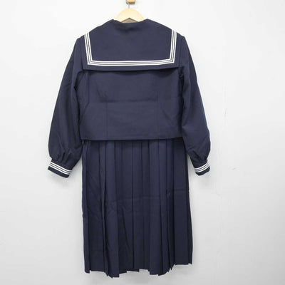 【中古】埼玉県 菖蒲中学校 女子制服 3点 (セーラー服・その他アイテム・ジャンパースカート) sf048139