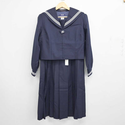 【中古】埼玉県 菖蒲中学校 女子制服 3点 (セーラー服・その他アイテム・ジャンパースカート) sf048141