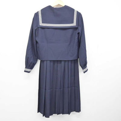 【中古】埼玉県 菖蒲中学校 女子制服 3点 (セーラー服・その他アイテム・ジャンパースカート) sf048142