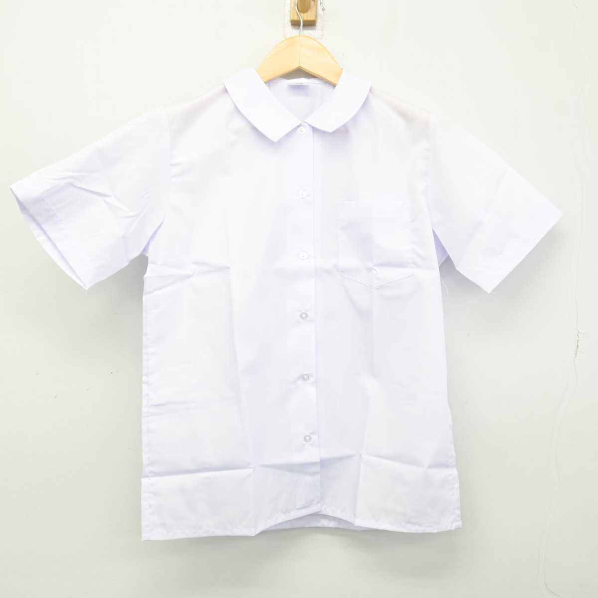 【中古】埼玉県 菖蒲中学校 女子制服 2点 (シャツ) sf048146