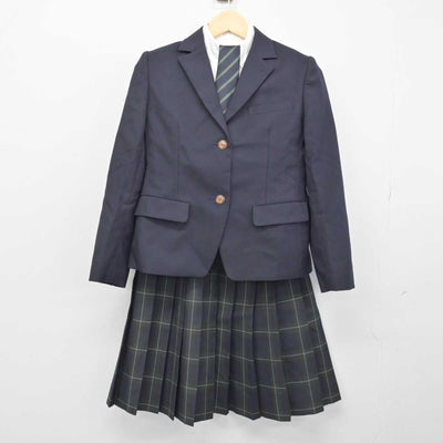 【中古】熊本県 玉名女子高等学校 女子制服 4点 (ブレザー・シャツ・スカート) sf048156