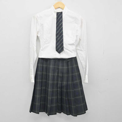 【中古】熊本県 玉名女子高等学校 女子制服 4点 (ブレザー・シャツ・スカート) sf048156