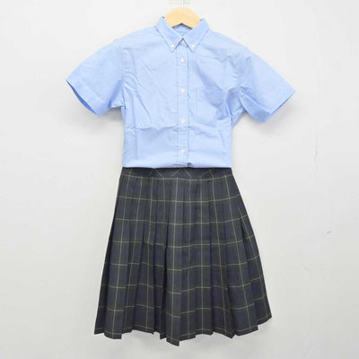 【中古】熊本県 玉名女子高等学校 女子制服 4点 (シャツ・スカート) sf048157