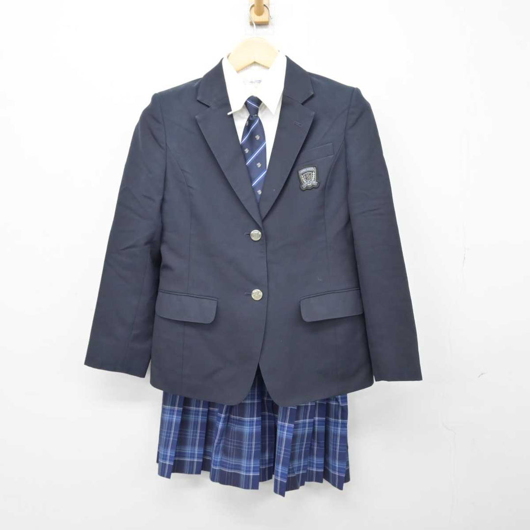 【中古】千葉県 昭和学院高等学校 女子制服 5点 (ブレザー・シャツ・スカート) sf048165