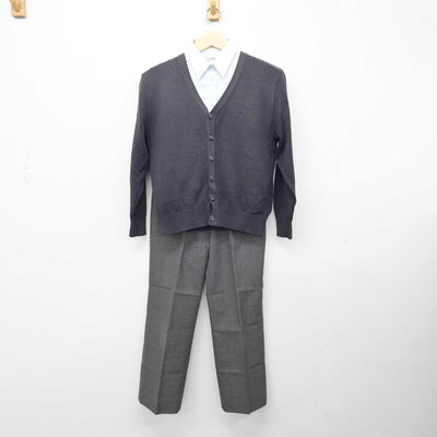 【中古】千葉県 昭和学院高等学校 女子制服 3点 (ニット・シャツ・ズボン) sf048167