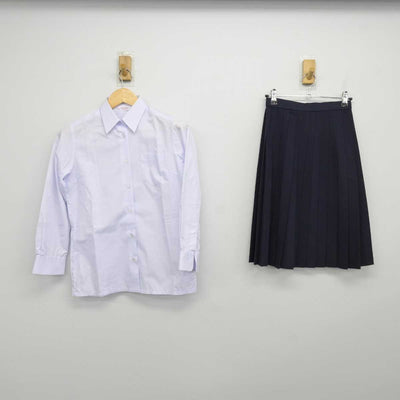 【中古】滋賀県 甲南中学校(旧制服) 女子制服 2点 (シャツ・スカート) sf048173