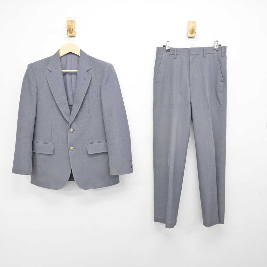 中古】福井県 社中学校 男子制服 3点 (ブレザー・ズボン・ズボン