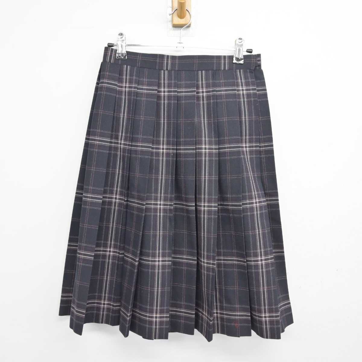 【中古】東京都 忠生中学校 女子制服 4点 (ブレザー・シャツ・スカート) sf048199