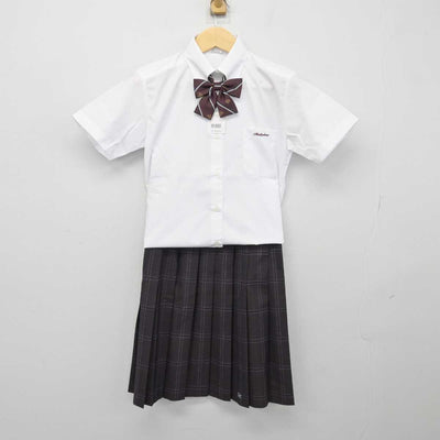 【中古】大阪府 松原高等学校 女子制服 3点 (シャツ・スカート) sf048204