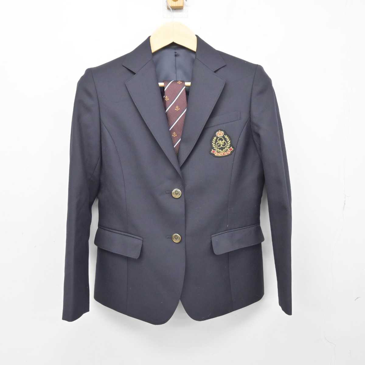 【中古】大阪府 松原高等学校 女子制服 4点 (ブレザー) sf048205