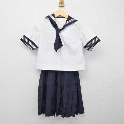 【中古】東京都 豊島岡女子学園高等学校 女子制服 4点 (セーラー服・セーラー服・スカート) sf048206