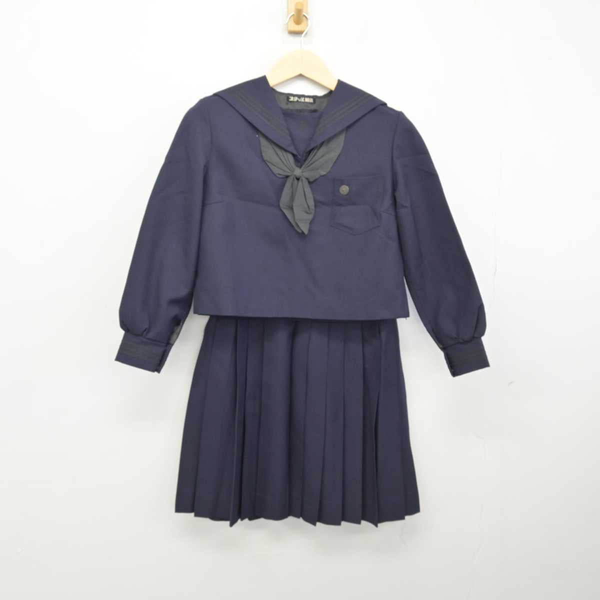 【中古】東京都 文化学園大学杉並高等学校/旧制服 女子制服 5点 (セーラー服・スカート・スカート) sf048223