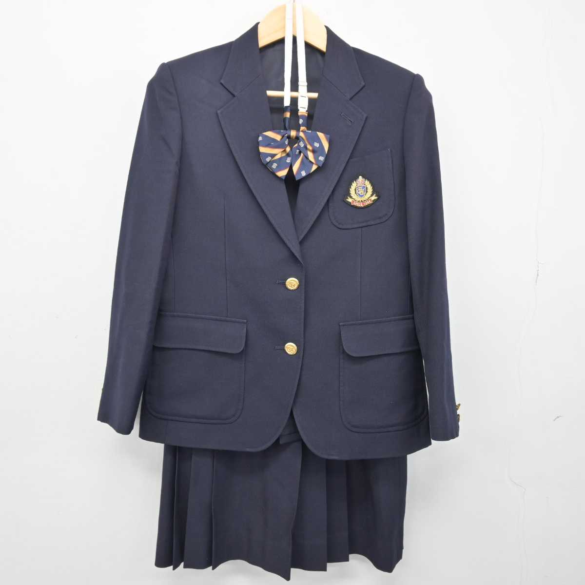 【中古】東京都 東海大学付属高輪台高等学校 女子制服 4点 (ブレザー・ベスト・スカート) sf048243