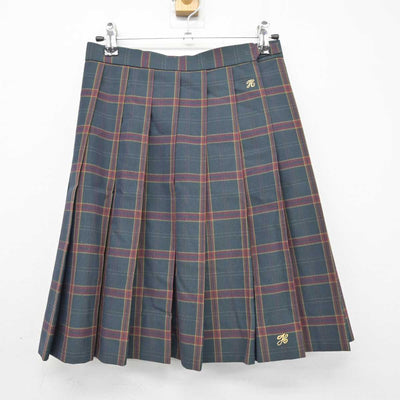 【中古】大阪府 日根野高等学校 女子制服 4点 (ニットベスト・スカート) sf048268