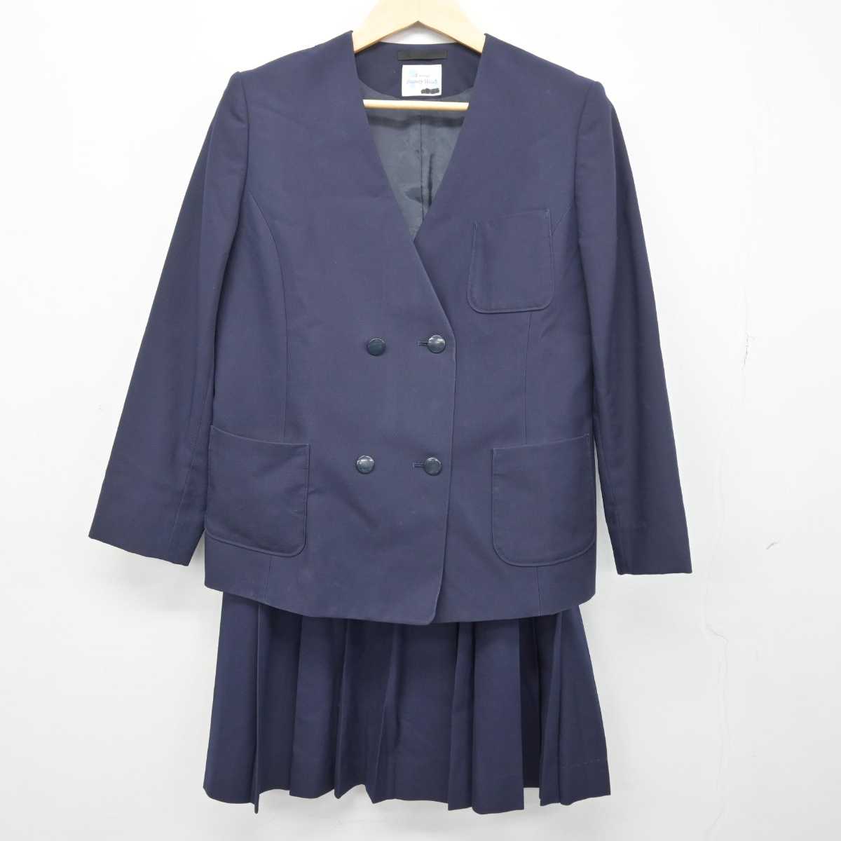 【中古】宮城県 気仙沼中学校 女子制服 2点 (ブレザー・スカート) sf048270