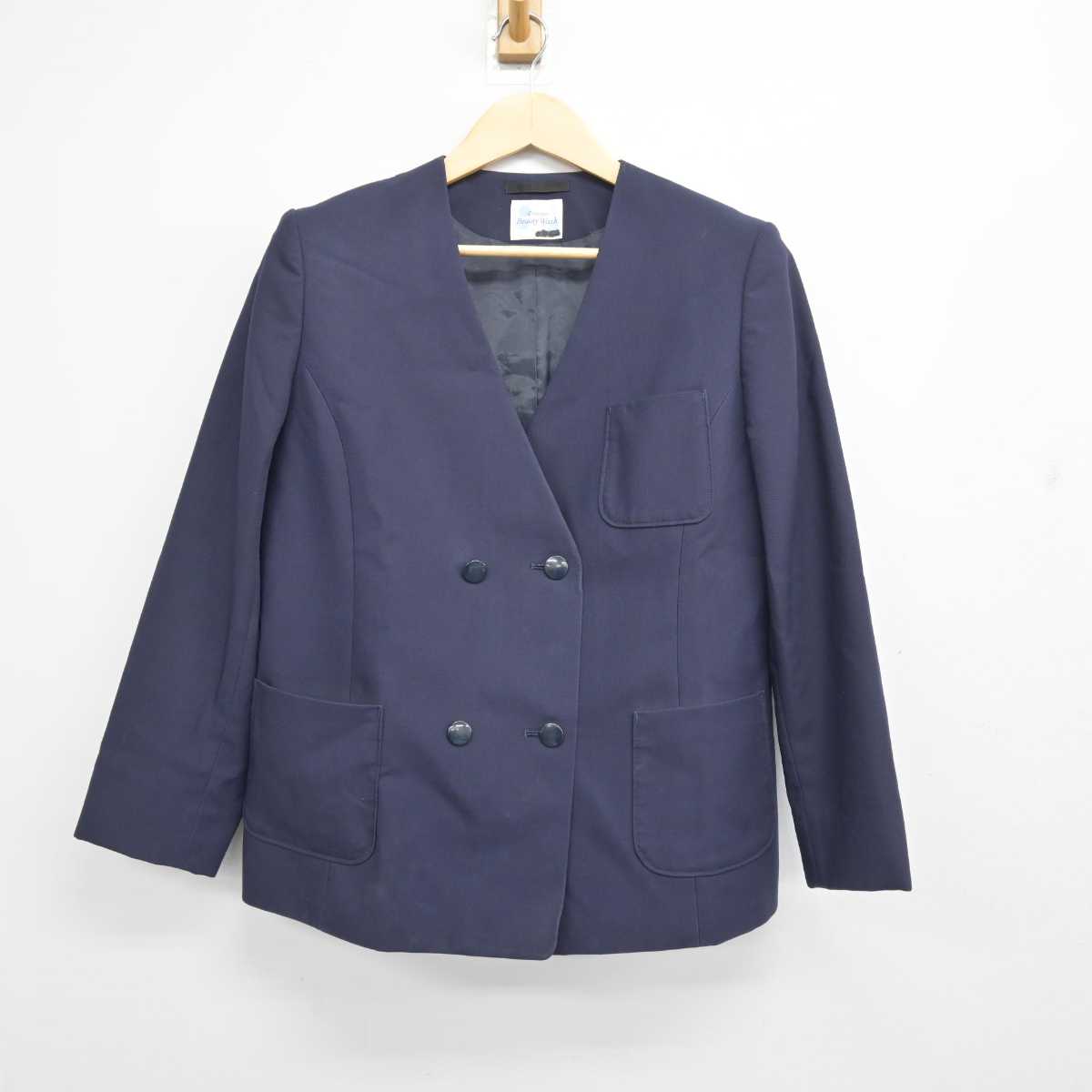 【中古】宮城県 気仙沼中学校 女子制服 2点 (ブレザー・スカート) sf048270