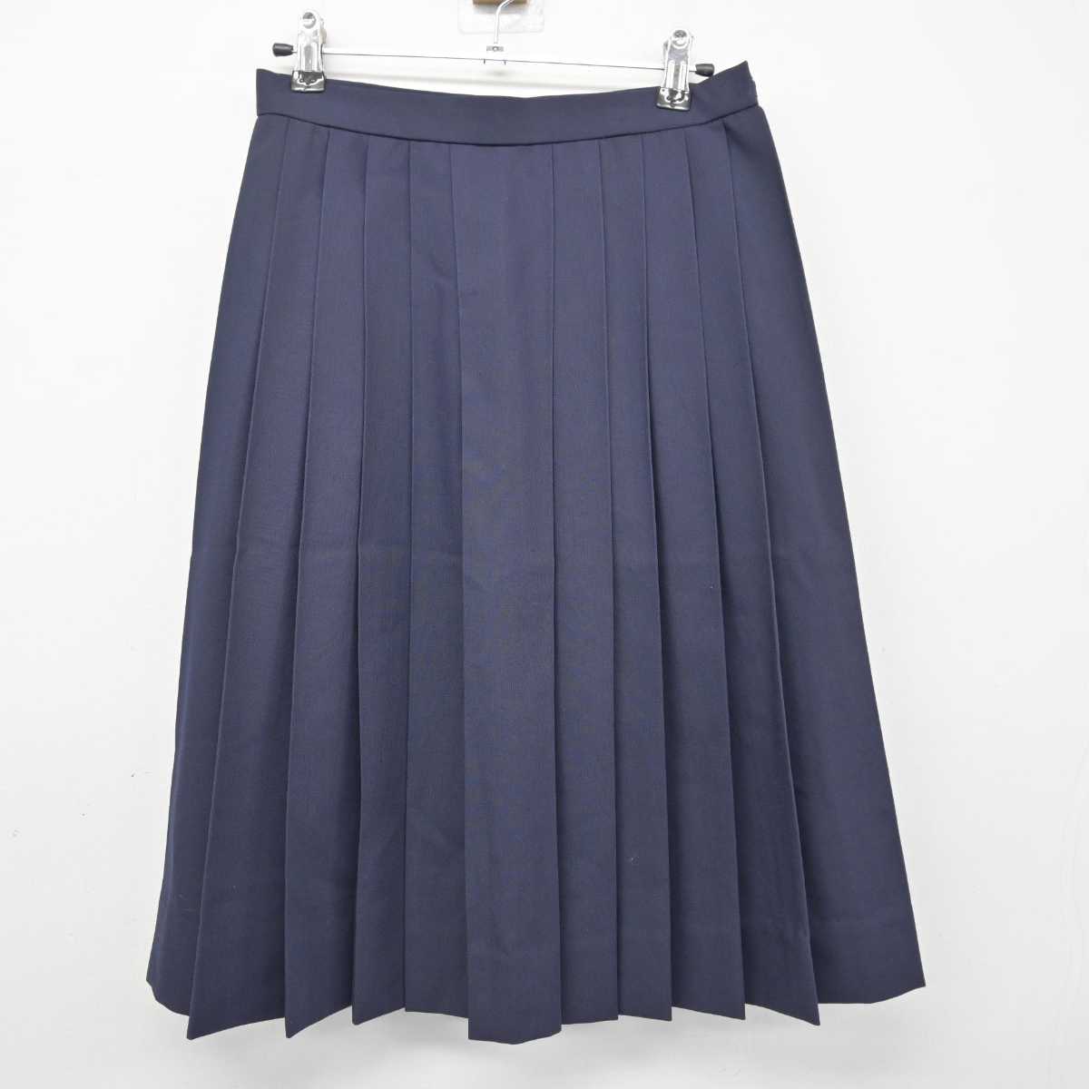 【中古】宮城県 気仙沼中学校 女子制服 2点 (シャツ・スカート) sf048271