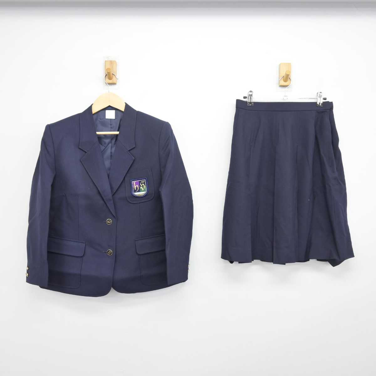 【中古】埼玉県 菖蒲高等学校 女子制服 2点 (ブレザー・スカート) sf048275