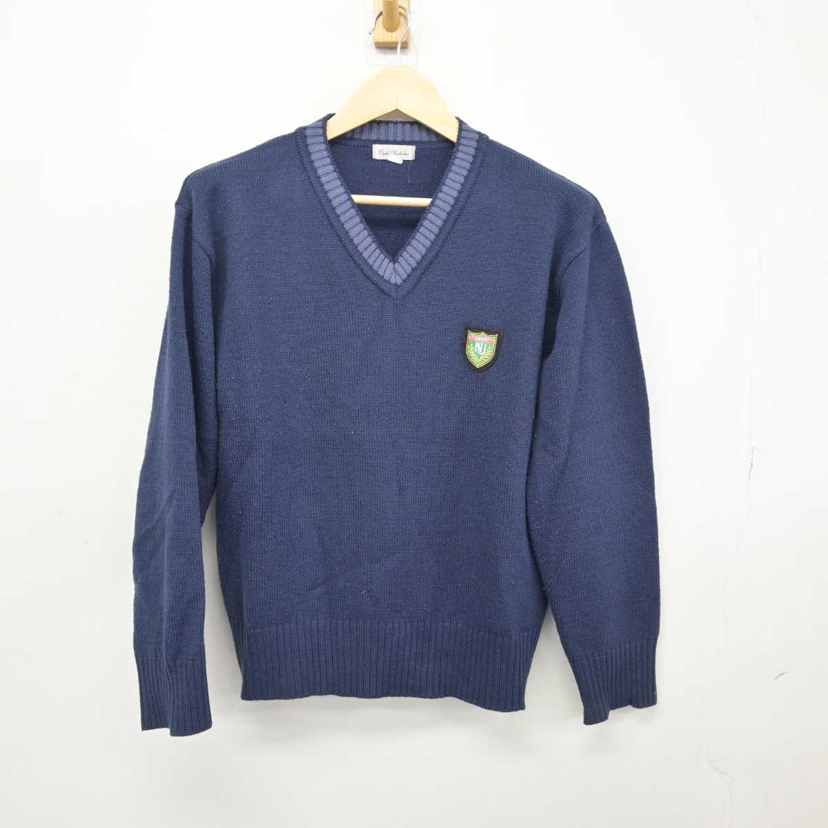 【中古】岐阜県 大垣日本大学高等学校 女子制服 2点 (ニット・シャツ) sf048277