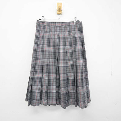 【中古】大阪府 四條畷学園中学校 女子制服 2点 (ニット・スカート) sf048310