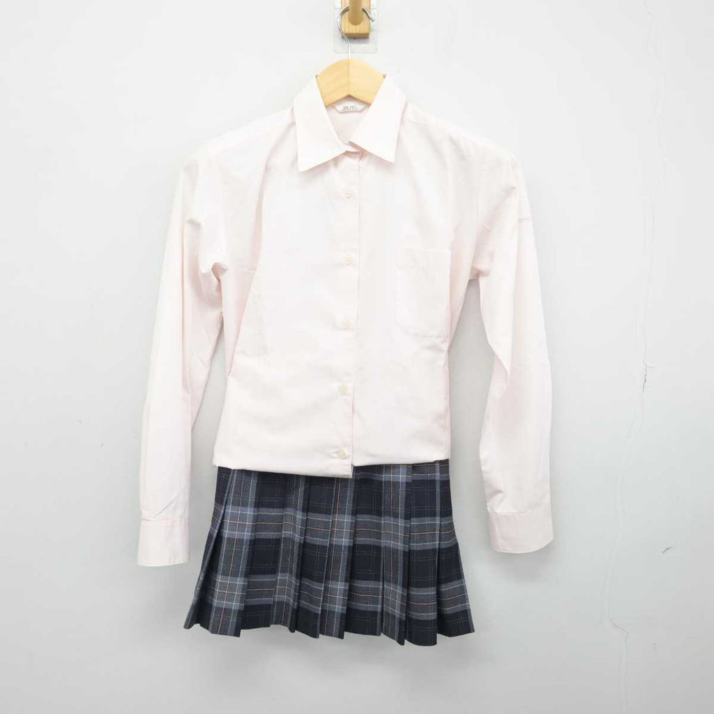 中古】大阪府 港高等学校 女子制服 3点 (シャツ・スカート) sf048317