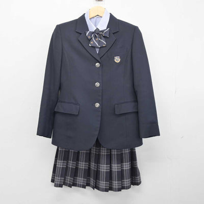 【中古】千葉県 船橋法典高等学校 女子制服 5点 (ブレザー・シャツ・シャツ・スカート) sf048335