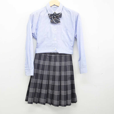 【中古】千葉県 船橋法典高等学校 女子制服 5点 (ブレザー・シャツ・シャツ・スカート) sf048335