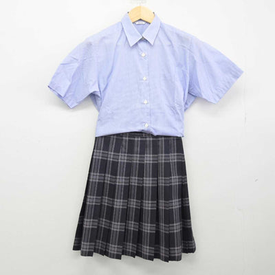 【中古】千葉県 船橋法典高等学校 女子制服 5点 (ブレザー・シャツ・シャツ・スカート) sf048335