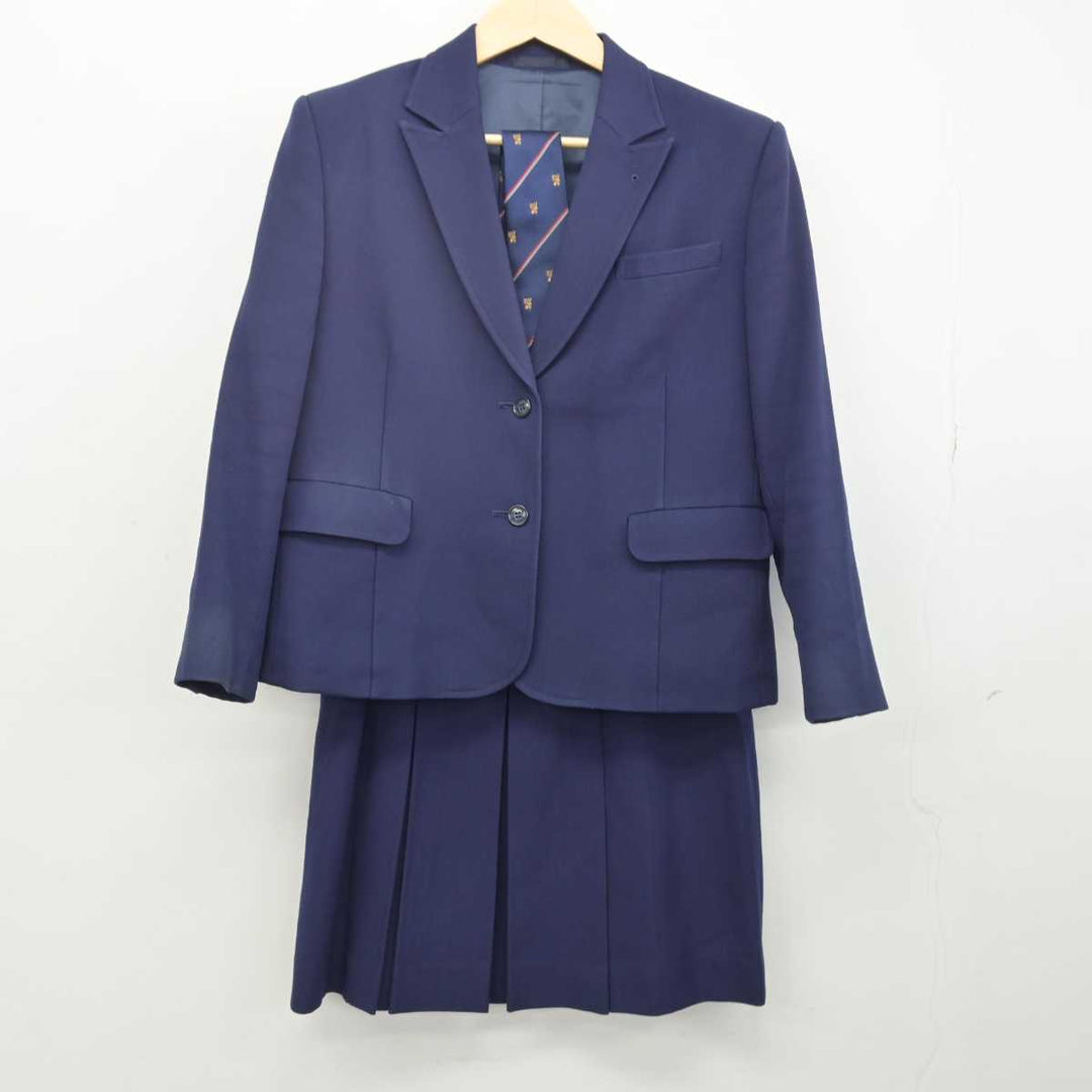 【中古】千葉県 白井高等学校 女子制服 3点 (ブレザー・スカート) sf048336