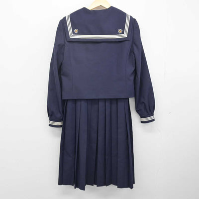 【中古】千葉県 鎌ケ谷市立第五中学校 女子制服 3点 (セーラー服・ジャンパースカート) sf048339