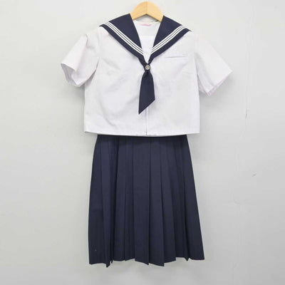 【中古】千葉県 鎌ケ谷市立第五中学校 女子制服 4点 (セーラー服・スカート) sf048341