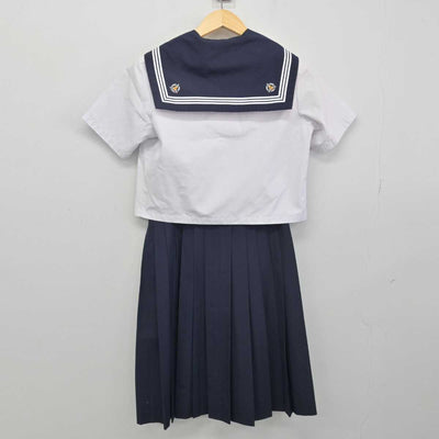 【中古】千葉県 鎌ケ谷市立第五中学校 女子制服 4点 (セーラー服・スカート) sf048341