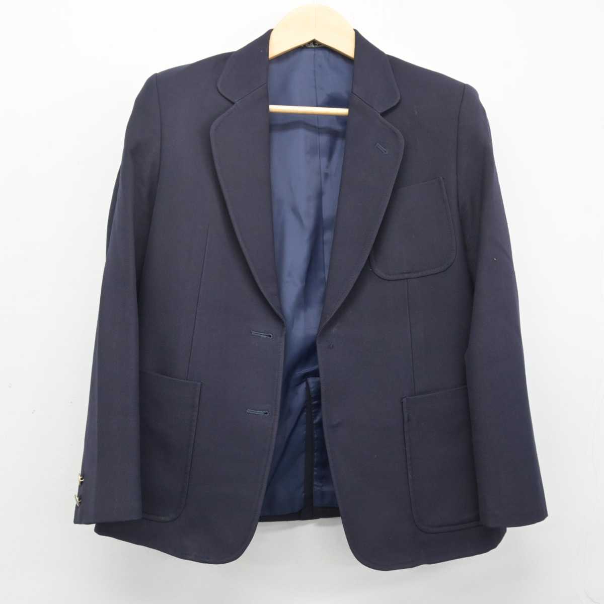 【中古】東京都 東京学芸大附属竹早中学校 女子制服 3点 (ブレザー・ニットベスト) sf048346