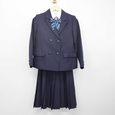 【中古】奈良県 郡山高等学校 女子制服 4点 (ブレザー・シャツ・スカート) sf048349