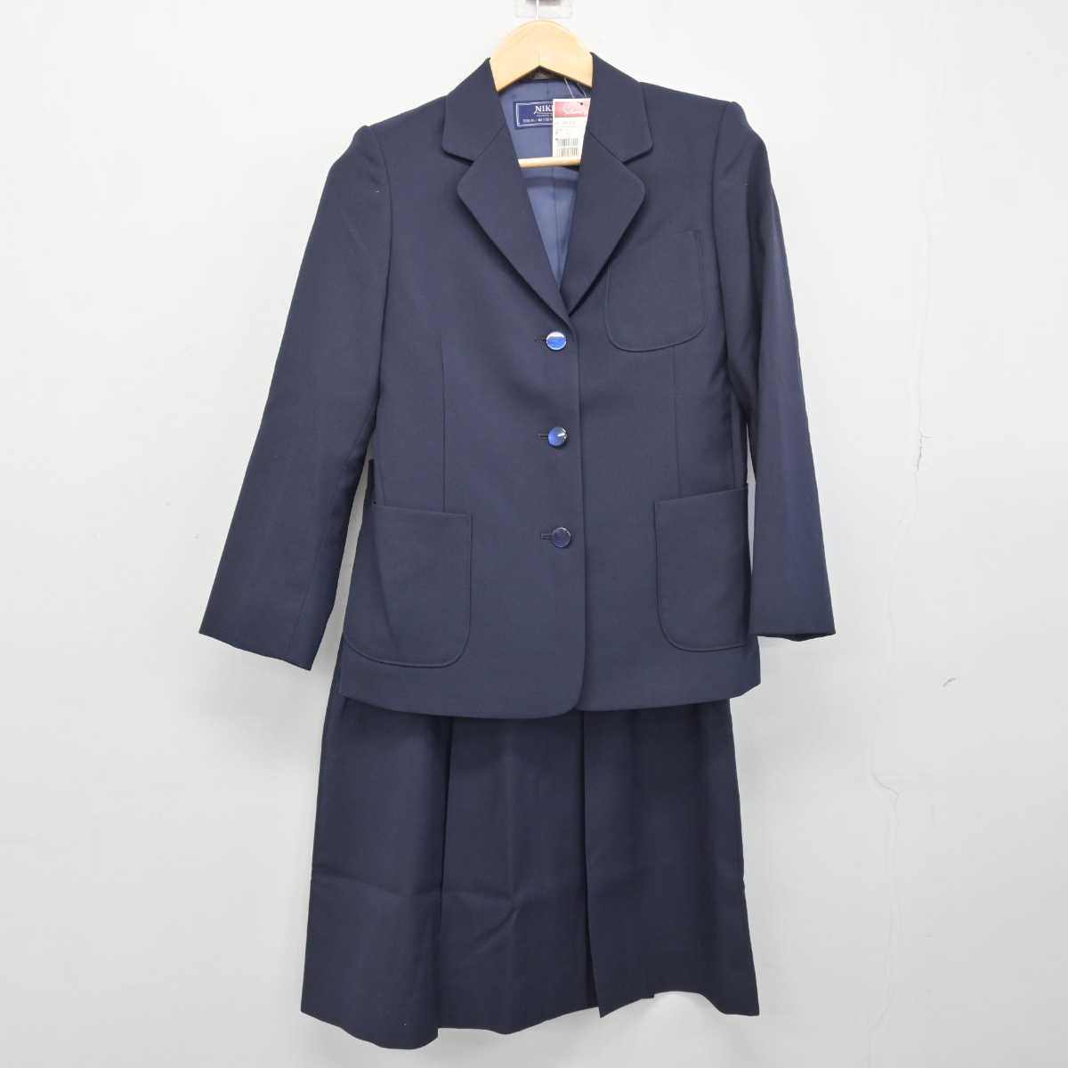 【中古】埼玉県 久喜市立菖蒲中学校 女子制服 2点 (ブレザー・スカート) sf048356