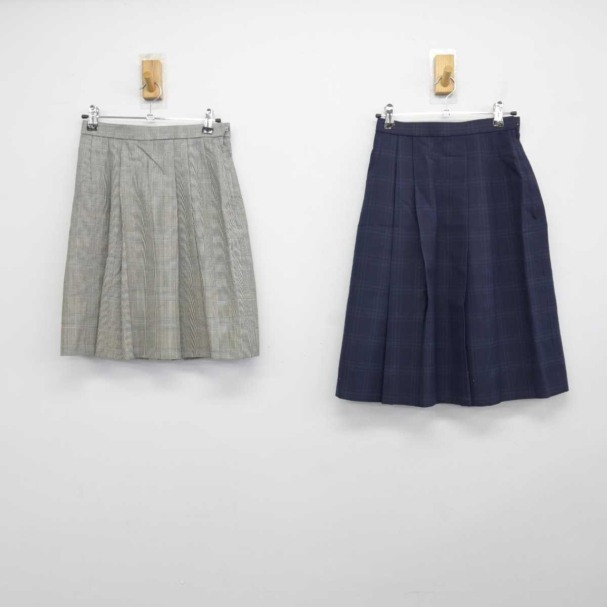 【中古】東京都 聖徳学園高等学校 女子制服 2点 (スカート・スカート) sf048397