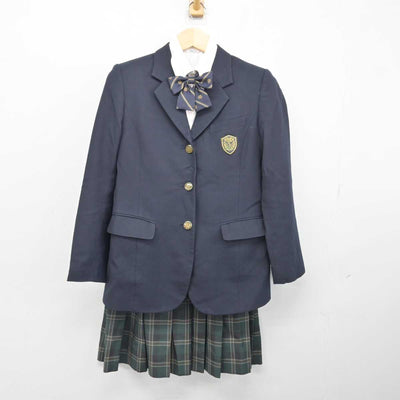 【中古】千葉県 東金商業高等学校 女子制服 4点 (ブレザー・シャツ・スカート) sf048428