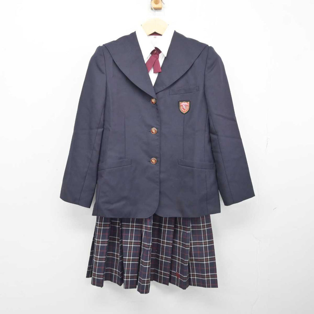 【中古】岐阜県 大垣日本大学高等学校 女子制服 4点 (ブレザー・ニット・シャツ・スカート) sf048438 | 中古制服通販パレイド